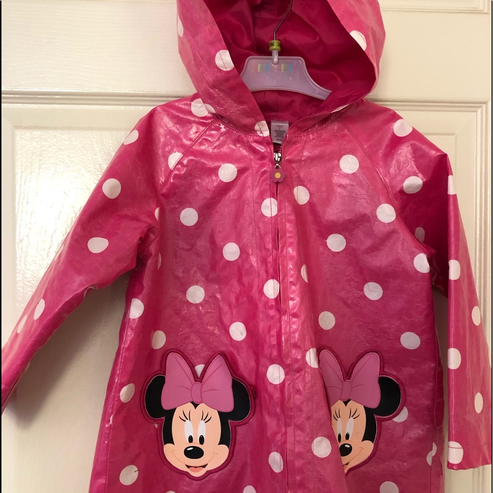 Minnie Rain Cost& Bag 🍄☔️💖🌈🧚🏼‍♀️